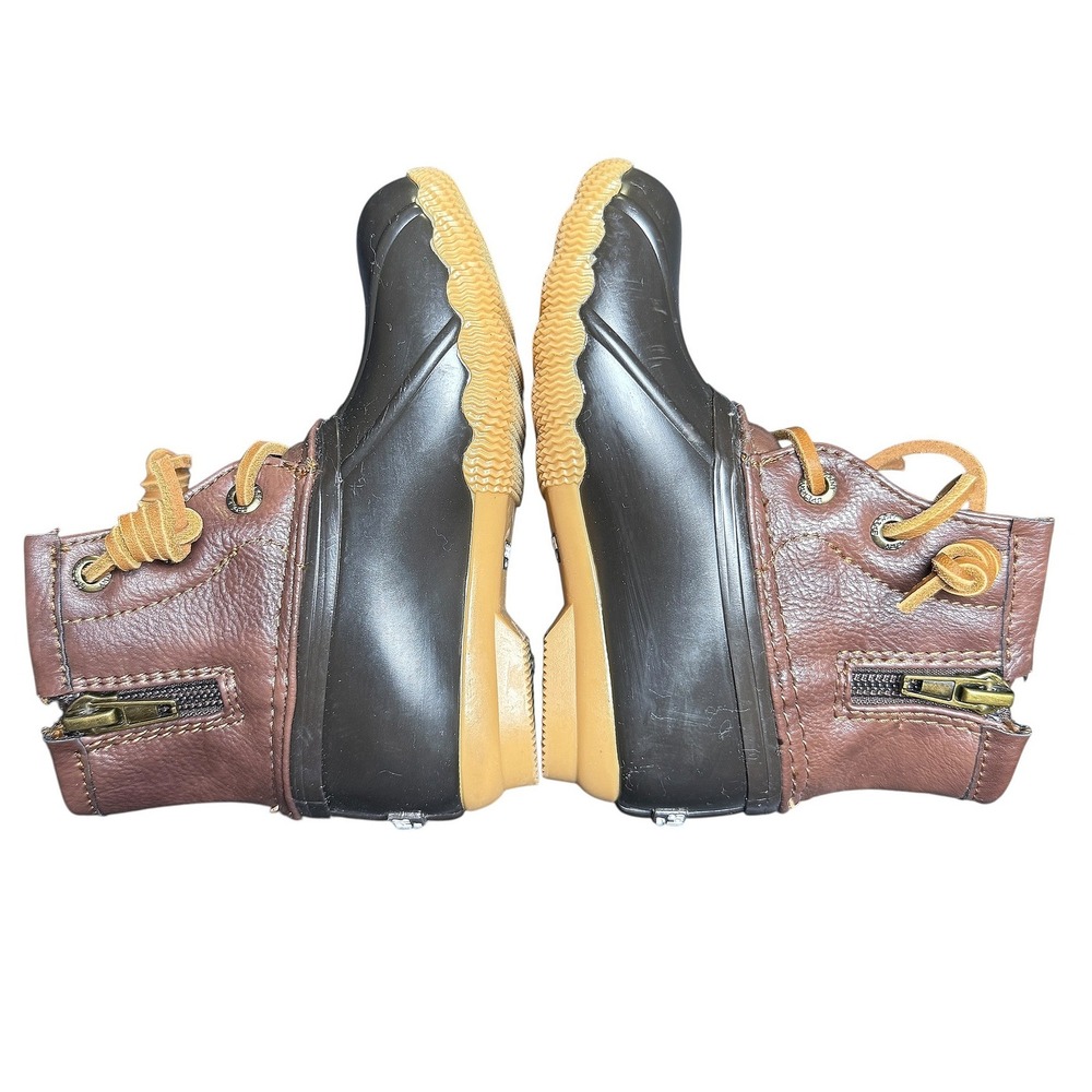 NEW‎ Sperry Saltwater Duck All Weather Boot Girls Size 8M Side Zip New w/o Tags - Picture 3 of 10